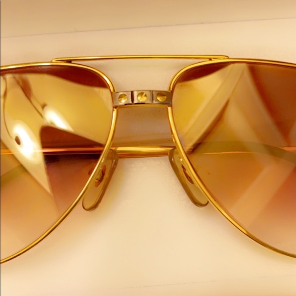 Vintage Cartier Santos vintage sunglasses 56/14 Fred Cardin c- decor glasses - Picture 8 of 9